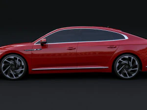 2022 Volkswagen Arteon R-Line 3D Model