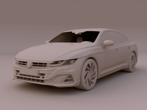 2022 Volkswagen Arteon R-Line 3D Model