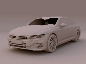 2022 Volkswagen Arteon R-Line 3D Model