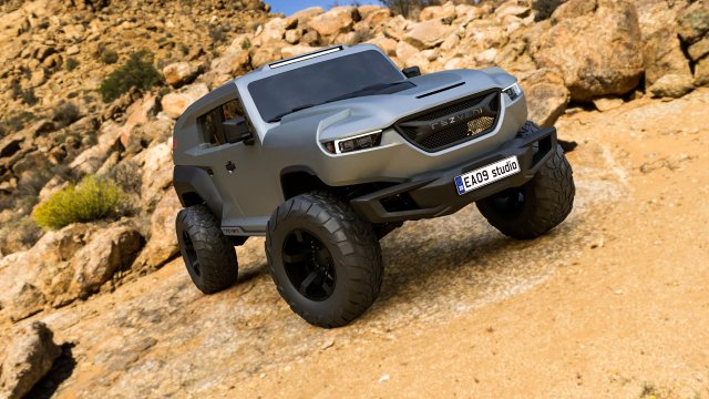 Rezvani Tank 3D 模型 .c4d .max .obj .3ds .fbx .stl .blend 