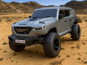 Rezvani Tank 3D 模型