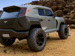 Rezvani Tank 3D 模型