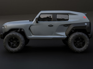 Rezvani Tank 3D 模型