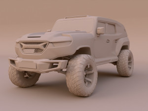 Rezvani Tank 3D 模型