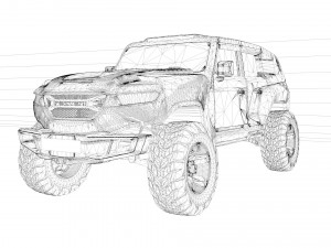 Rezvani Tank 3D 模型