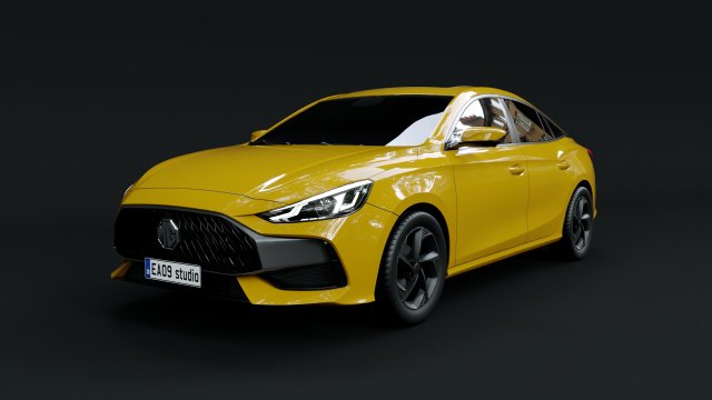 MG 5 3D Model in Sedan 3DExport