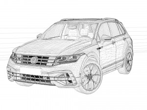 2022 Volkswagen Tiguan R Modèle 3D