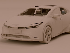 2024 Toyota Prius 3D Model