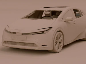2024 Toyota Prius 3D Model