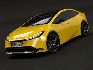 2024 토요타 프리우스 3D 모델