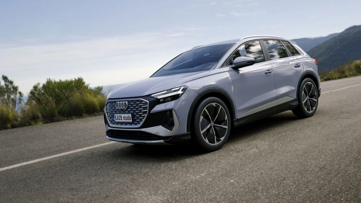 Audi Q4 e-tron 3D Model .c4d .max .obj .3ds .fbx .stl .blend 