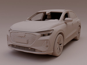 Audi Q4 e-tron Modello 3D