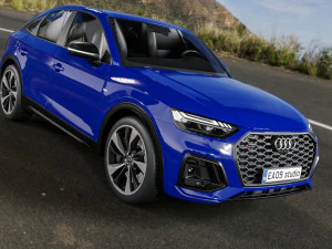 2022 Audi Q5 sportback 3D Model
