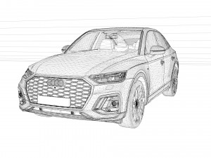 2022 Audi Q5 sportback Modèle 3D