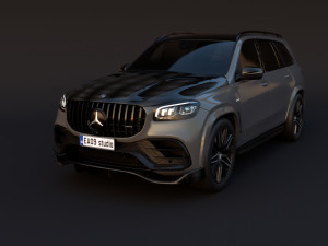 Mercedes-AMG GLS 63 tuned 3D मॉडल
