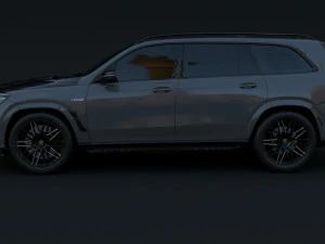 Mercedes-AMG GLS 63 tuned 3D Model