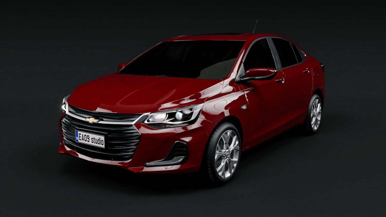 2023 Chevrolet Onix Turbo Premier 3D Model .c4d .max .obj .3ds .fbx .stl .blend 