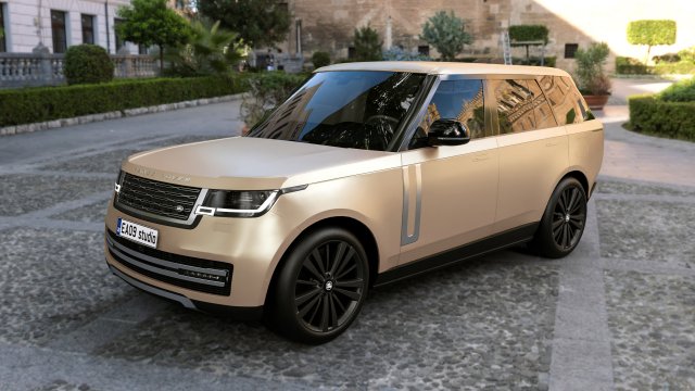 2023 Land Rover Range Rover 3D Модель .c4d .max .obj .3ds .fbx .stl .blend 