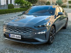 2022 Kia K8 Modelo 3D