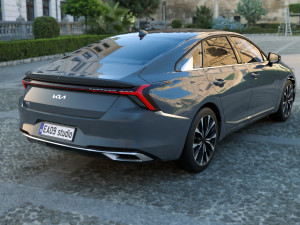 2022 Kia K8 Modelo 3D