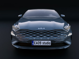 2022 Kia K8 Modelo 3D