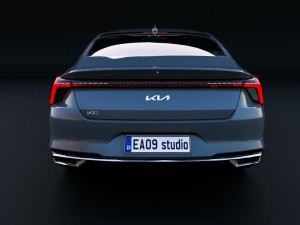 2022 Kia K8 Modelo 3D