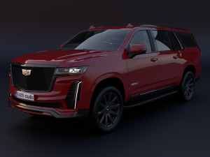 2023 Cadillac Escalade V-Series 3D Модель