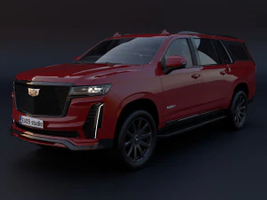 2023 Cadillac Escalade V-Series 3D Model