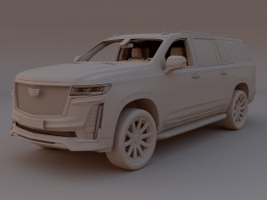 2023 Cadillac Escalade V-Series 3D Модель