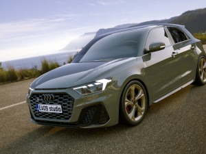2022 Audi A1 Sportback s-line 3D Model