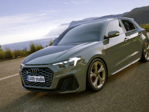 2022 Audi A1 Sportback s-line 3D Model