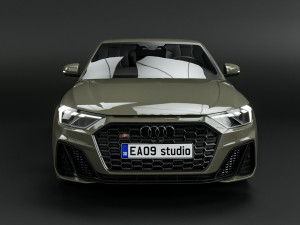 2022 Audi A1 Sportback s-line 3D Model