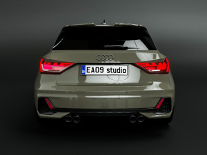 2022 Audi A1 Sportback s-line 3D Model