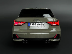 2022 Audi A1 Sportback s-line 3D Model