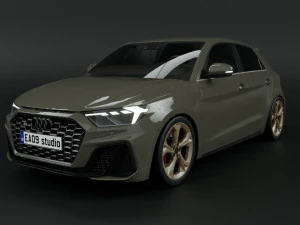 2022 Audi A1 Sportback s-line 3D Model