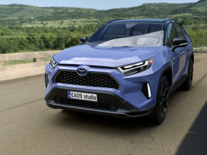 2022 Toyota RAV4 SE Hybrid Modelo 3D