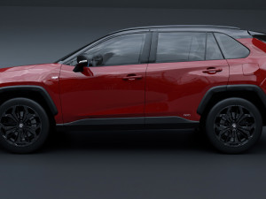 2022 Toyota RAV4 SE Hybrid Modelo 3D