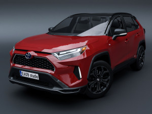 2022 Toyota RAV4 SE Hybrid Modelo 3D