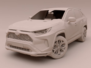 2022 Toyota RAV4 SE Hybrid Modelo 3D