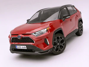 2022 Toyota RAV4 SE Hybrid 3D Modell