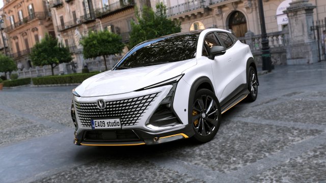 Changan UNI-T-S Model 3D .c4d .max .obj .3ds .fbx .stl .blend 
