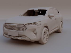 2023 Haval F7 3D Модель