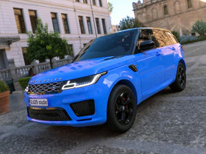 2023 レンジローバー スポーツ SVR 3Dモデル
