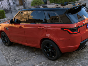 2023 Range Rover Sport SVR 3D Model