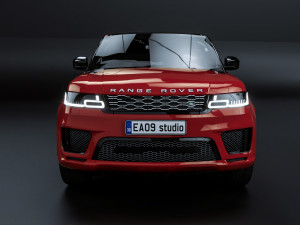 2023 Range Rover Sport SVR 3D Model