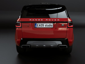 2023 Range Rover Sport SVR 3D Model