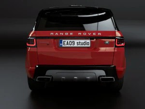 2023 Range Rover Sport SVR 3D Model