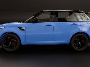 2023 Range Rover Sport SVR 3D Model