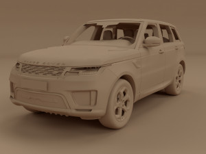2023 Range Rover Sport SVR 3D Model