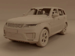 2023 Range Rover Sport SVR 3D Model